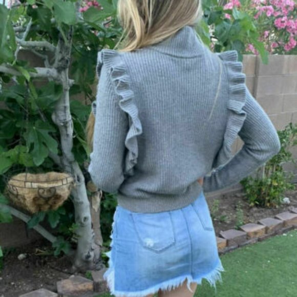 BEBE Turtleneck Sweater Top TUNIC BLOUSE, SIZE S/M - Picture 5 of 6